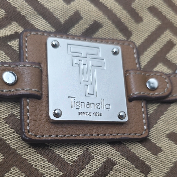 Tignanello Brown and Tan Men's Bag - Picture 1 of 8